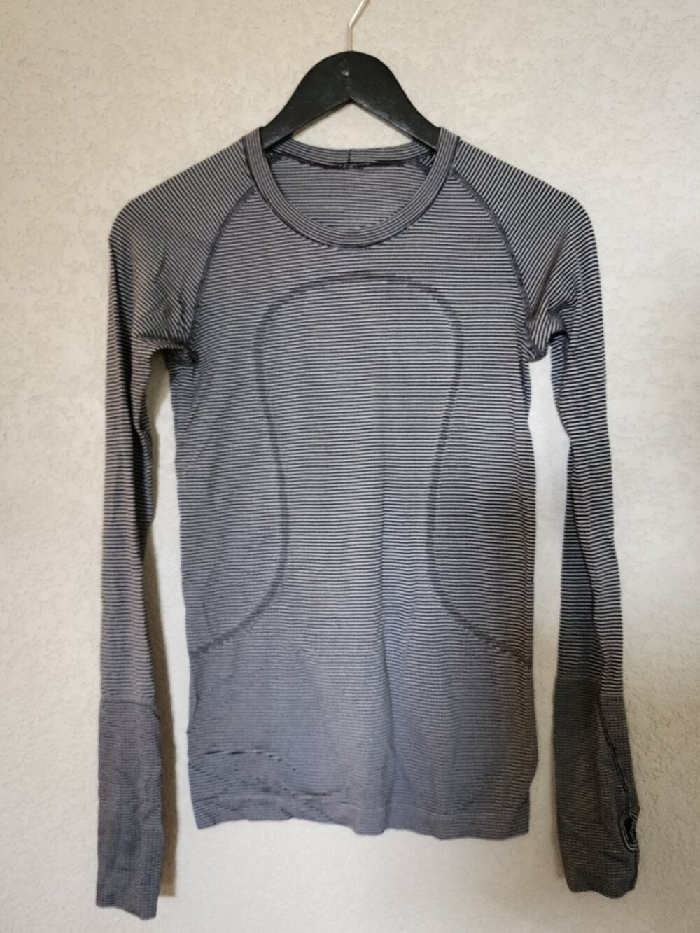 lululemon long sleeve shirt size 6 striped style